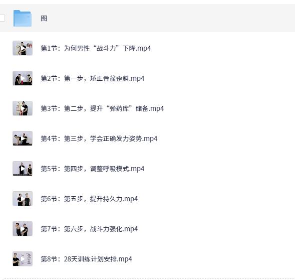图片[2]-男性“战斗力”提升必修课 28天系统训练，快速见效！-派大星资源网